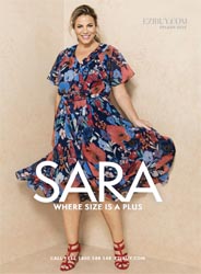 Новозеландский каталог женской одежды больших размеров Sara январь 2020