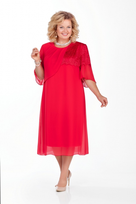 Новогодняя коллекция платьев для полных женщин белорусского бренда Pretty 2020