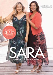 Австралийские каталоги женской одежды нестандартных размеров Sara ноябрь 2019