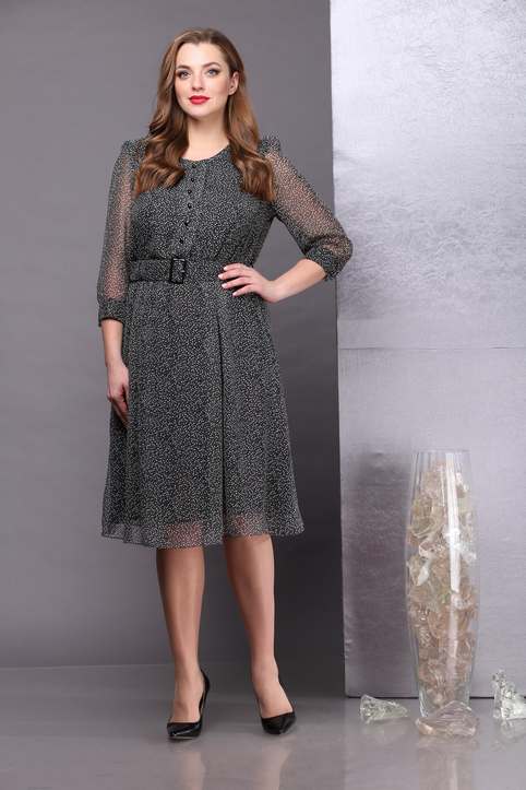 Новогодняя коллекция платьев для полных девушек и женщин белорусского бренда Nadin N 2020