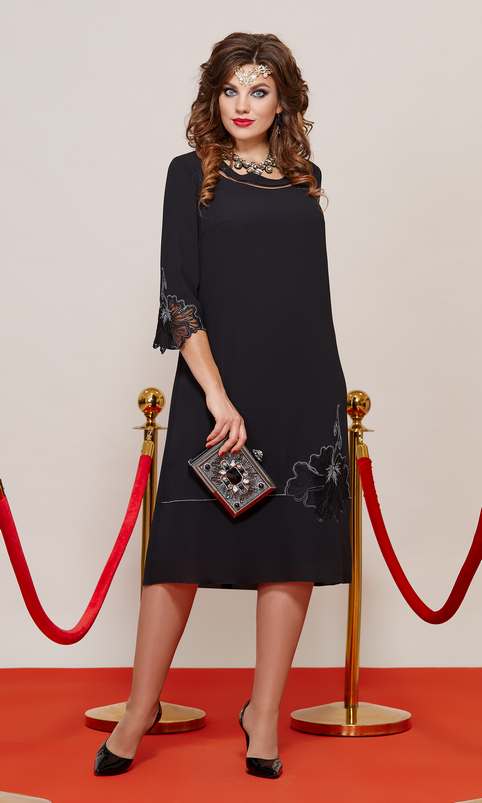 Новогодняя коллекция платьев для полных девушек белорусского бренда Vittoria Queen 2020