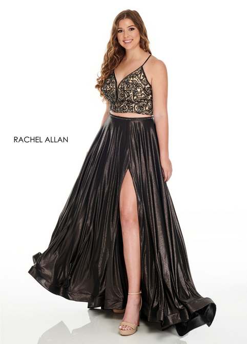 Новогодняя коллекция вечерних и бальных платьев для полных девушек американского бренда Rachel Allan 2020