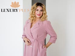 Lookbook офисной одежды для полных женщин российской компании Luxury Plus осень 2019