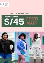 Перуанские лукбуки женской одежды больших размеров MAFF осень 2019