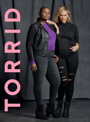 Американский lookbook женской одежды нестандартных размеров Torrid октябрь 2019