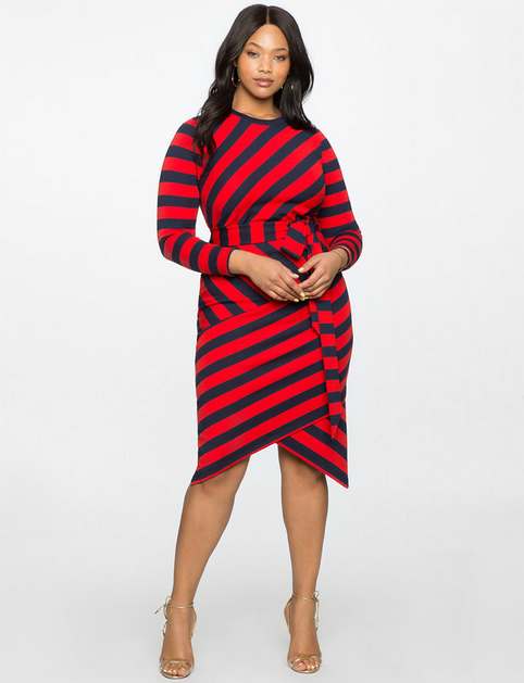 Платья для полных девушек и женщин американского бренда Eloquii осень-зима 2019