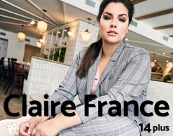 Канадский lookbook женской одежды больших размеров Claire France сентябрь 2019