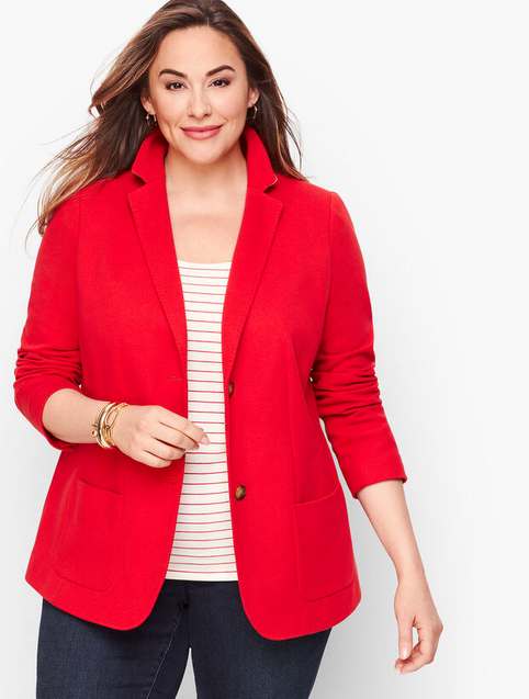 Пиджаки и жакеты для полных женщин американского бренда Talbots осень 2019