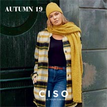 Датский lookbook одежды для полных девушек Ciso осень 2019