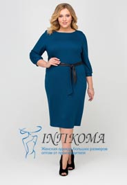 Платья для полных женщин российского бренда Intikoma осень 2019