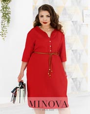 Платья для полных модниц украинского бренда Minova лето 2019