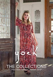 Loookbook женской одежды больших размеров голландского бренда Yoek лето 2019 (Часть 3)