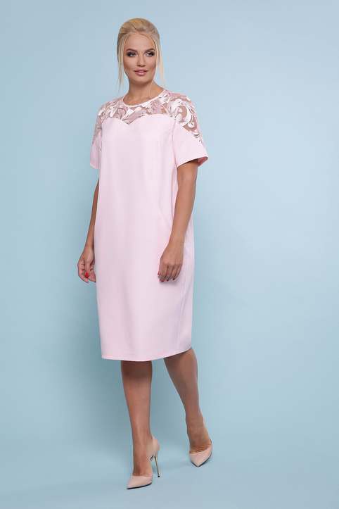 Нарядные платья для полных девушек и женщин украинского бренда Glem весна 2019