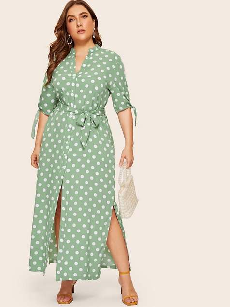 Платья для полных девушек и женщин английского бренда SHEIN весна-лето 2019