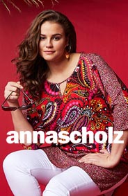 Lookbook женской одежды больших размеров английского бренда Anna Scholz весна 2019
