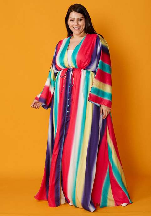 Макси платья для полных женщин американского бренда Asoph весна-лето 2019
