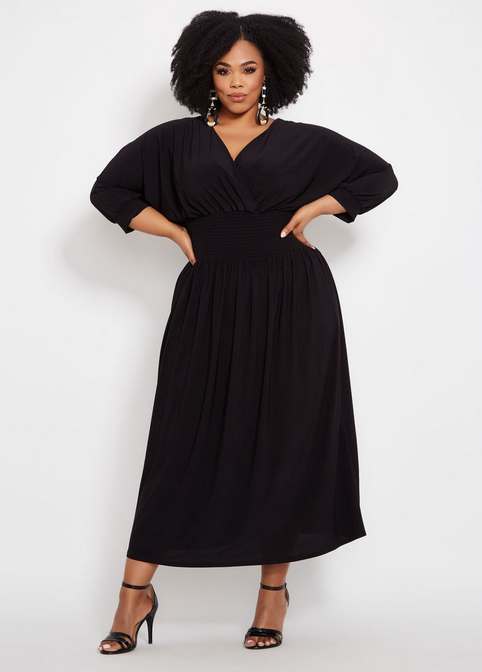 Весенняя коллекция платьев для полных женщин американского бренда Ashley Stewart 2019