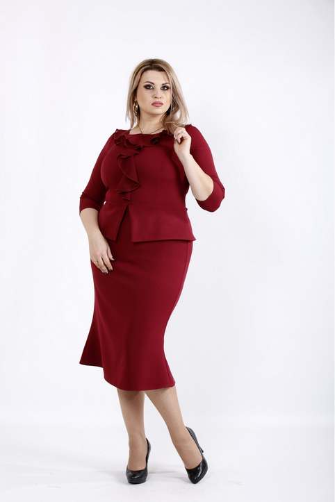 нарядные платья для полных женщин украинского бренда Garry Star весна 2019