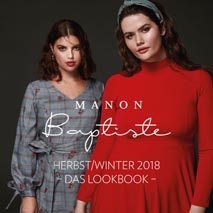 Lookbook женской одежды больших размеров немецкого дизайнера Manon Baptiste зима 2018-19
