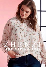 Весенние лукбуки женской одежды больших размеров датского бренда Zhenzi 2019