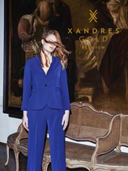 Lookbook одежды для полных женщин бельгийского бренда Xanders осень-зима 2018-2019