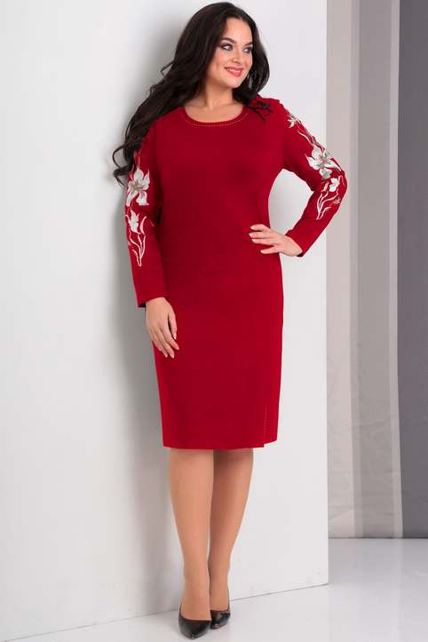 Новогодняя коллекция платьев для полных девушек и женщин белорусской компании JURIMEX 2019