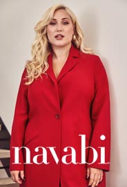 Lookbook женской одежды больших размеров немецкого бренда Navabi зима 2018-2019