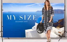 Lookbook одежды для полных девушек и женщин австралийского бренда My Size декабрь 2018