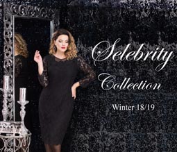Новогодняя коллекция платьев для полных женщин LeNata 2019