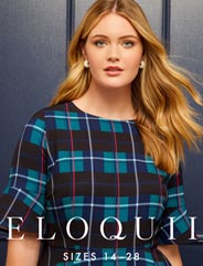 Lookbook женской одежды plus размера американского бренда Eloquii осень 2018