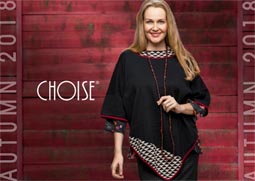 Lookbook женской одежды больших размеров датского бренда Сhoise осень 2018