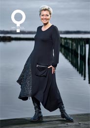 Lookbook одежды для полных женщин всех возрастов датского бренда My Soul осень 2018