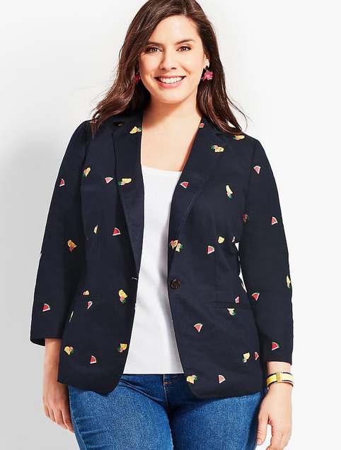 Жакеты и пиджаки для полных девушек и женщин американского бренда Talbots осень 2018