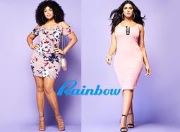 Летние платья для полных девушек и женщин американской компании Rainbow 2018