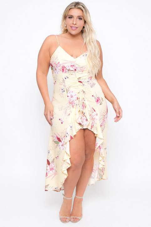 Платья и сарафаны для полных девушек и женщин американского бренда Curvy Sense лето 2018
