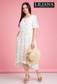 Коллекция женской одежды больших размеров белорусского бренда Liliana весна-лето 2018