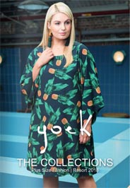 Yoek - голландский lookbook женской одежды plus size весна-лето 2018
