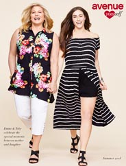 Avenue - американский lookbook женской одежды больших размеров лето 2018