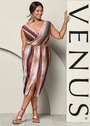 Летние платья для полных девушек американского бренда Venus 2018