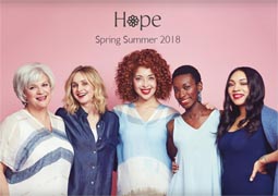 Hope - английские лукбуки женской одежды больших размеров весна-лето 2018