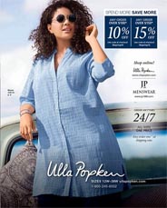 Ulla Popken - немецкий каталог женской одежды больших размеров март 2018