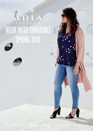 ADIA - датский lookbook одежды для полных женщин весна 2018