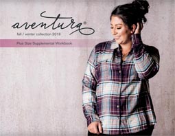 Lookbook женской одежды больших размеров американской компании Aventura осень-зима 17-18