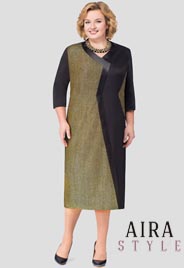 Коллекция женской одежды больших размеров белорусской компаниии Aira Style зима 2017-18