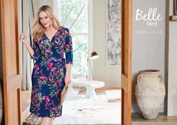 Lookbook женской одежды больших размеров Belle Bird австралийской компании Birdsnest осень-зима 2017-18