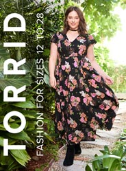 Lookbook одежды для полных модниц американского бренда Torrid декабрь 2017