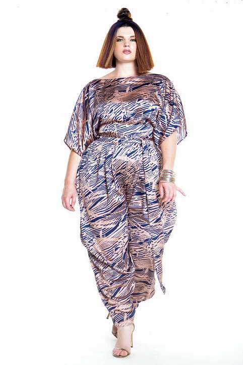 Новогодняя коллекция женской одежды больших размеров американского бренда Jibri 2017-18