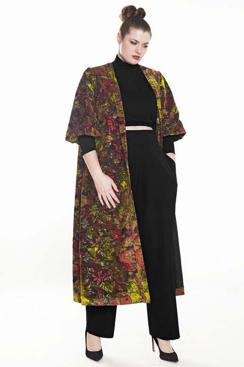 Новогодняя коллекция женской одежды больших размеров американского бренда Jibri 2017-18