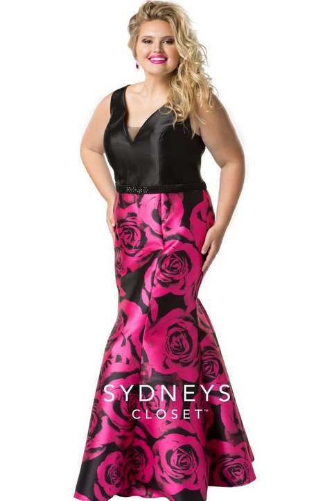 Новогодняя коллекция платьев для полных девушек и женщин американского бренда Sydney's Closet 2018