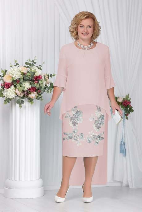 Наряднае платья для полных женщин белорусского бренда Ninele осень-зима 2017-2018